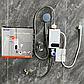 Проточный электрический водонагреватель c душем и дисплеем RYK-001, фото 4