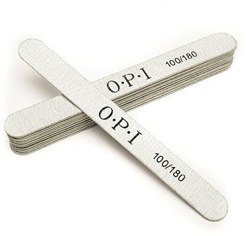 Opi маникюрная пилка, педикюрная пилка 100/180 тонкая 1 шт