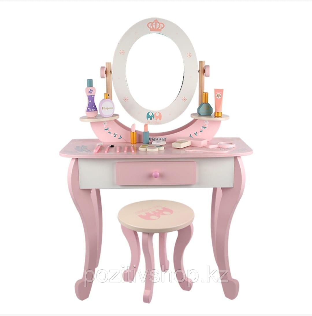 Игровой набор Трюмо принцессы со стульчиком 21014 розовый - фото 3 - id-p111855682