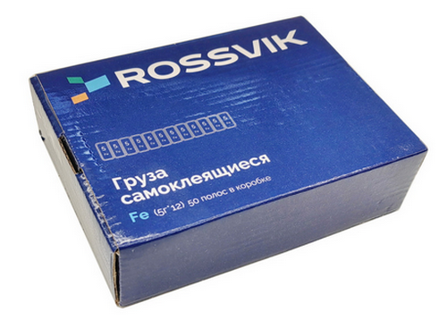 Груза клеевые ROSSVIK 60г Груза клеевые ROSSVIK 60г, синий скотч, 12x5г