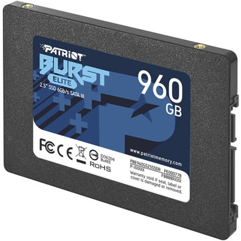 Твердотельный накопитель SSD Patriot Burst Elite 960GB SATA - фото 3 - id-p110164130