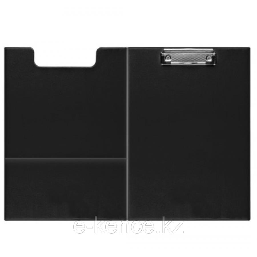 Папка-планшет с верхним прижимом Forofis А4 (31,7х22,5 см), ПВХ, черный - фото 1 - id-p111856485