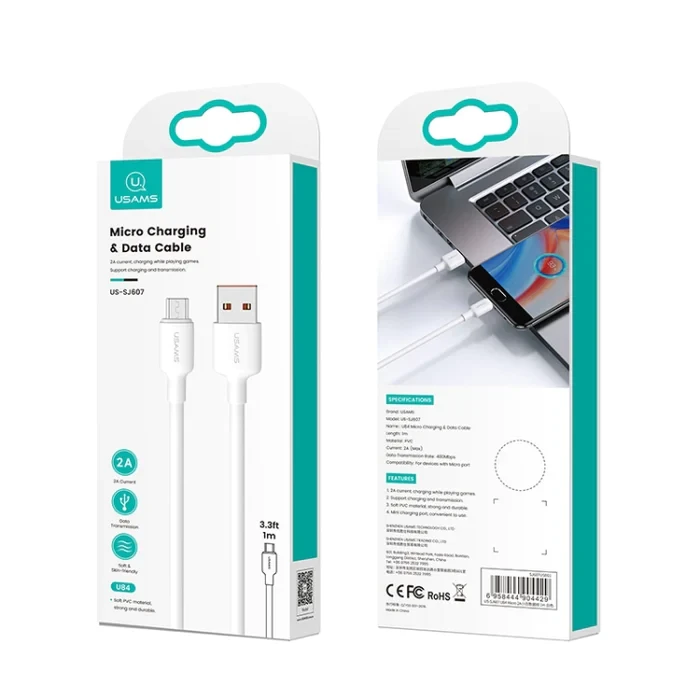 Зарядный кабель USB-Micro Usams U84 US-SJ608 2m