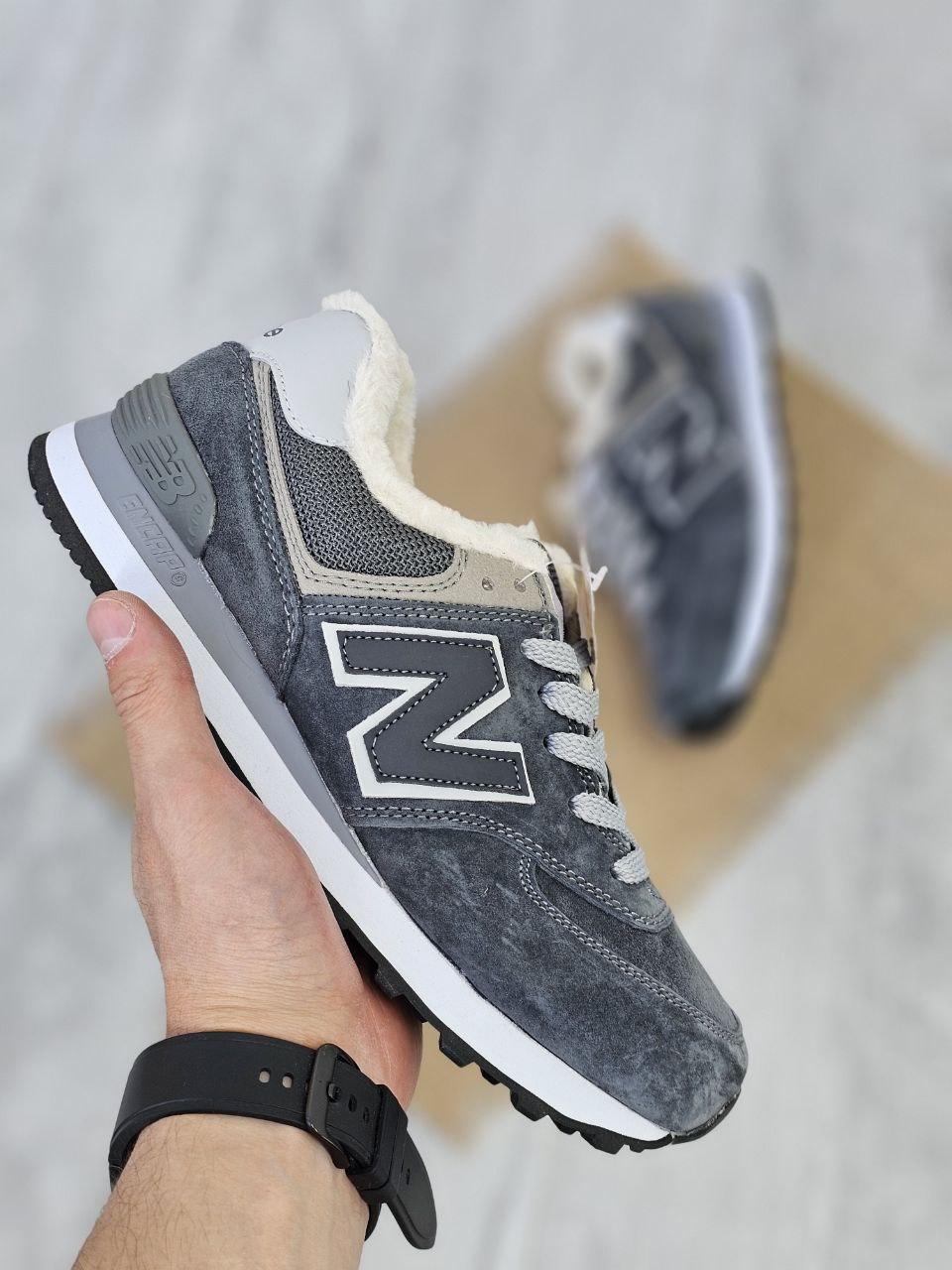 Кроссовки New Balance 574 Зима Люкс Качество, фото 1