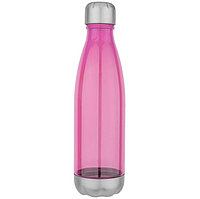 Бутылочка пластиковая для напитков 700 мл розовая