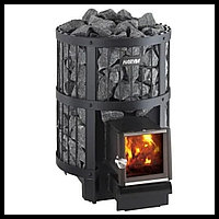 Орыс моншасына арналған Harvia Legend 240 SL ағаш пеші (әйнегі бар қашықтағы пеші бар, бөлме көлемі = 10-24 м3)