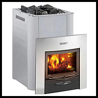 Дровяная пеш Harvia 20 DUO үшін орыс монша (шығарылатын оттықпен-камин, ұсынылатын үй-жай көлемі=8-20 м3)