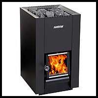 Орыс моншасына арналған Harvia Linear 16 дровяная пеші (әйнегі бар ішкі оттығы бар, үй-жай көлемі = 6 - 16 м3)