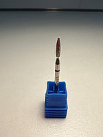 Boya фреза пламя насечка синяя 1 шт BY-DH50