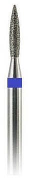 Boya фреза пламя насечка синяя 1 шт BY-DH48