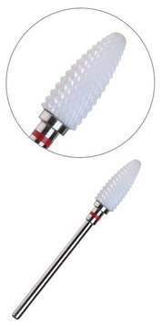 Boya фреза  керамическая кукуруза насечка красная 1 шт BY-DH38