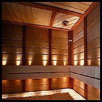 Декоративное освещение для русской бани