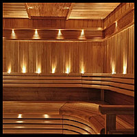 Оптоволоконное освещение для русской бани