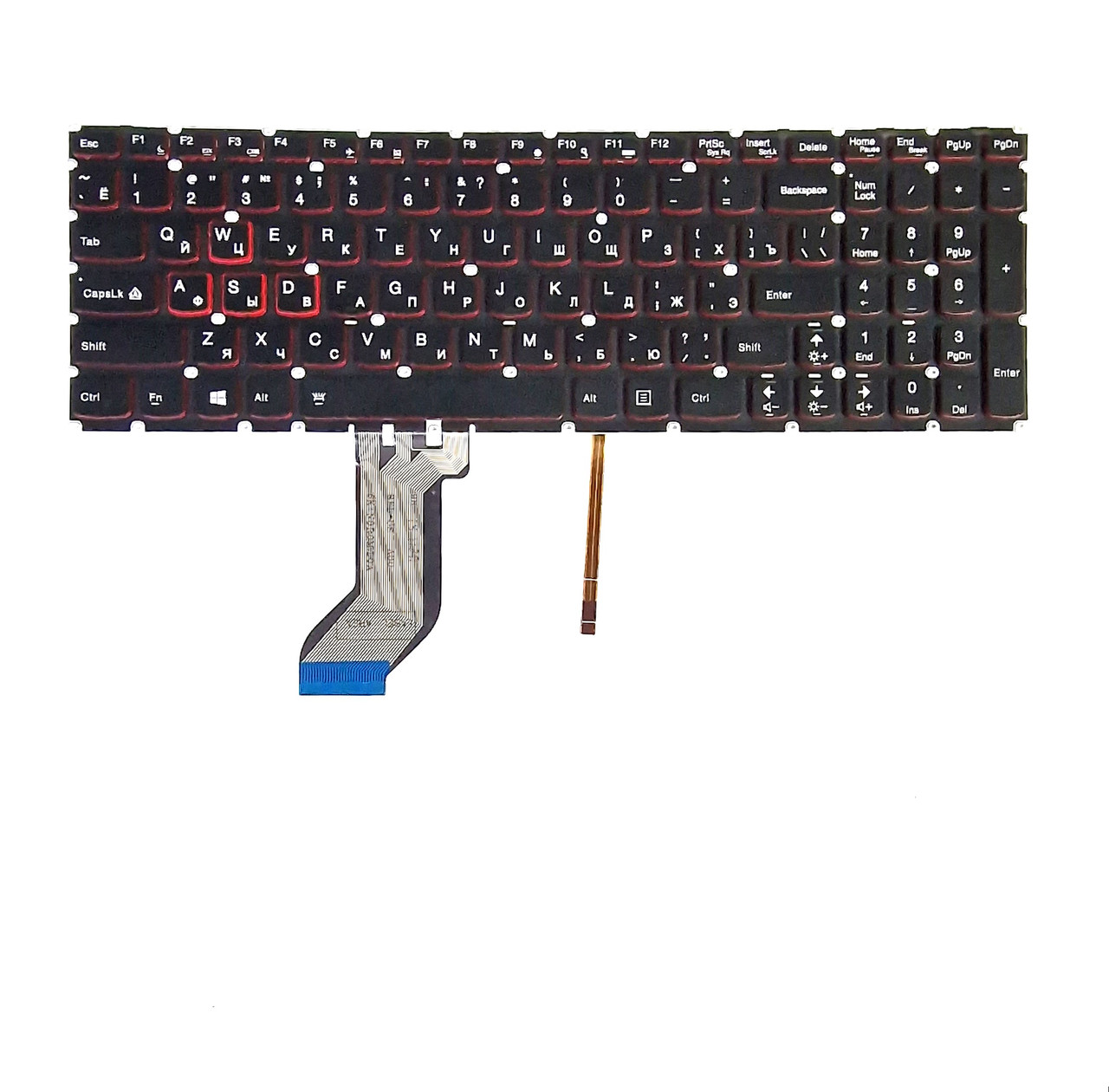 Клавиатура Lenovo Ideapad Y700-15 Y700-15ISK Y700-15ACZ RU с подсветкой