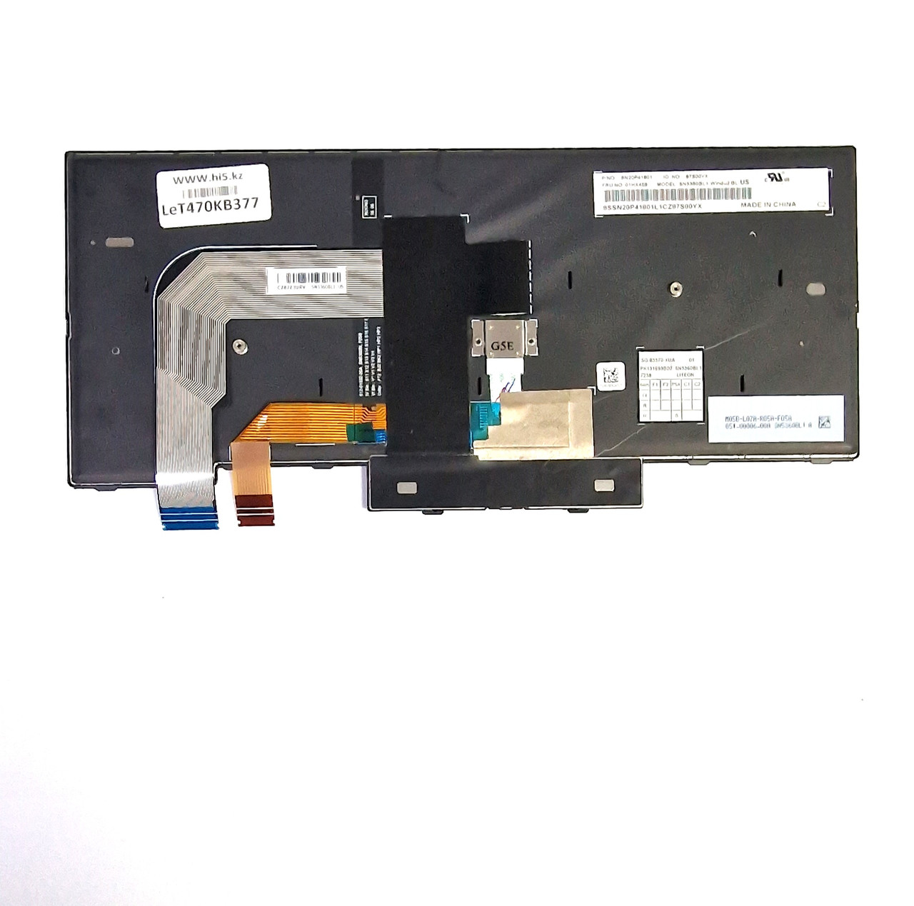Клавиатура Lenovo Thinkpad T470 T480 A475 с подсветкой RU - фото 2 - id-p111858628