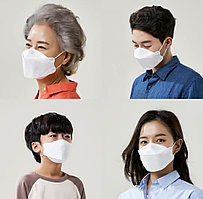Корейская маска,маски защитные KF94 от производителя (черная,белая)