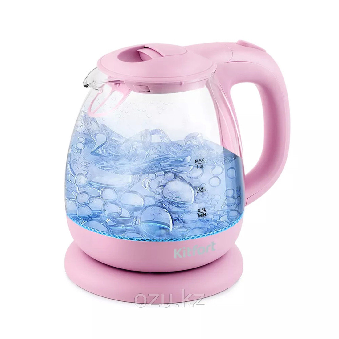 Чайник электрический Kitfort КТ-653-2 розовый - фото 1 - id-p111861720