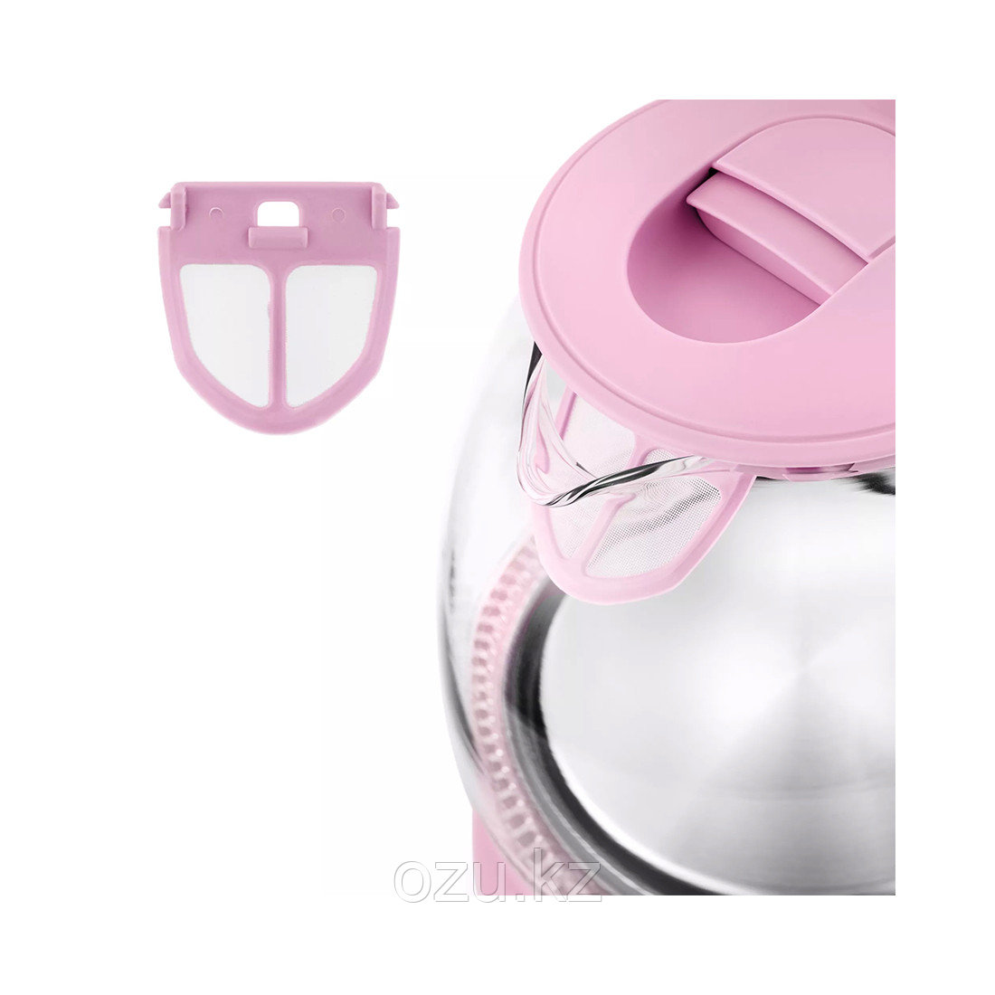 Чайник электрический Kitfort КТ-653-2 розовый - фото 2 - id-p111861720