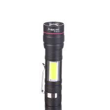Ручной фонарик с USB зарядкой BL-520-T6, светодиодной панелью и фокусировкой - фото 2 - id-p111861895