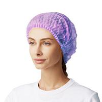 Медицинская шапочка Шарлотта (фиолетовая)100шт