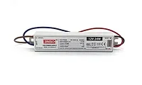 Драйвер Super Slim (пластик) 12V 24W IP67 (1 выход) JLV-12024PA-W