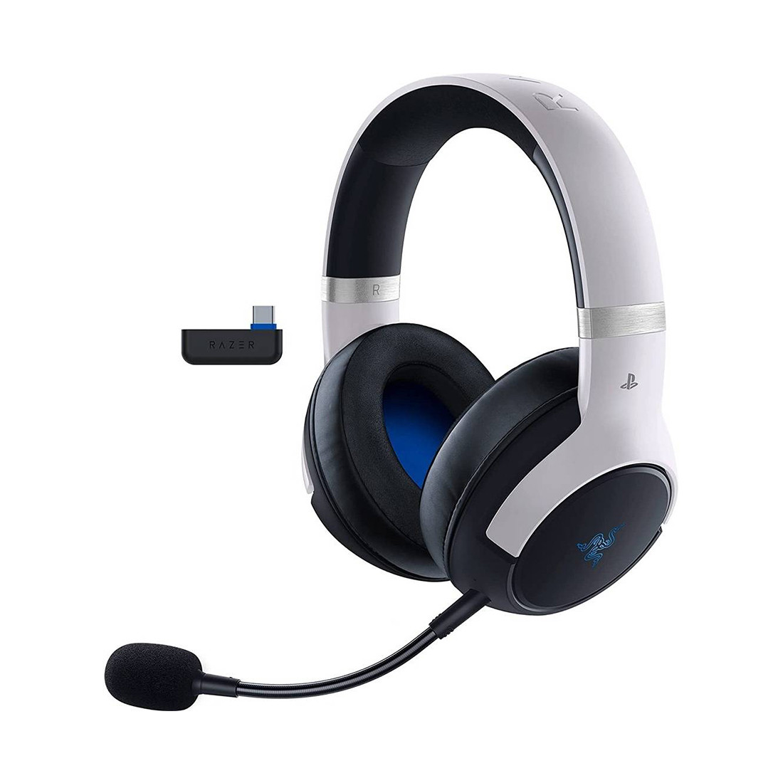 Гарнитура Razer Kaira Pro Hyperspeed for PlayStation 5 - White 2-011160 RZ04-04030200-R3G1 - фото 1 - id-p111873205