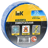 Изолента 0,13х15 мм синяя 10 метров IEK