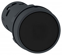 Кнопка 22 мм черная с возвратом NO+NC XB7NA25