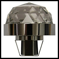 Насадка хрустальная Cariitti CR-30 для русской бани (хром, диаметр кристалла-30 мм, IP67, без источника света)