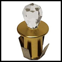 Насадка хрустальная Cariitti CR-16 для русской бани (золото, длина кристалла-16 мм, IP67, без источника света)
