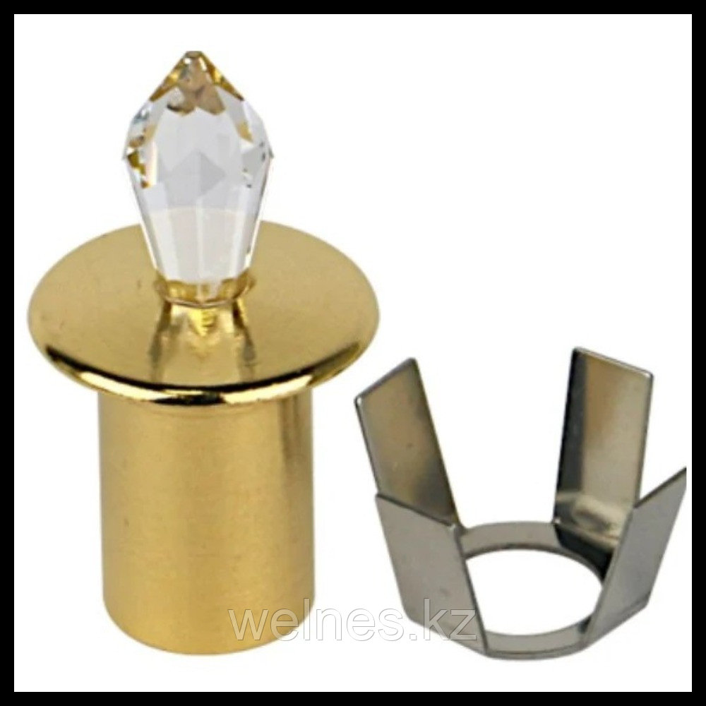 Насадка хрустальная Cariitti CR-12 для русской бани (золото, длина кристалла-12 мм, IP67, без источника света)