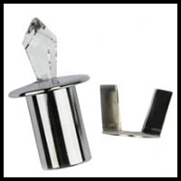 Насадка хрустальная Cariitti CR-12 для русской бани (хром, длина кристалла-12 мм, IP67, без источника света)