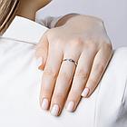 Кольцо из серебра с натуральным бриллиантом - р.17,5, фото 5