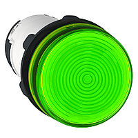 Сигнальная лампа 22 мм до 250В зеленая XB5AV63