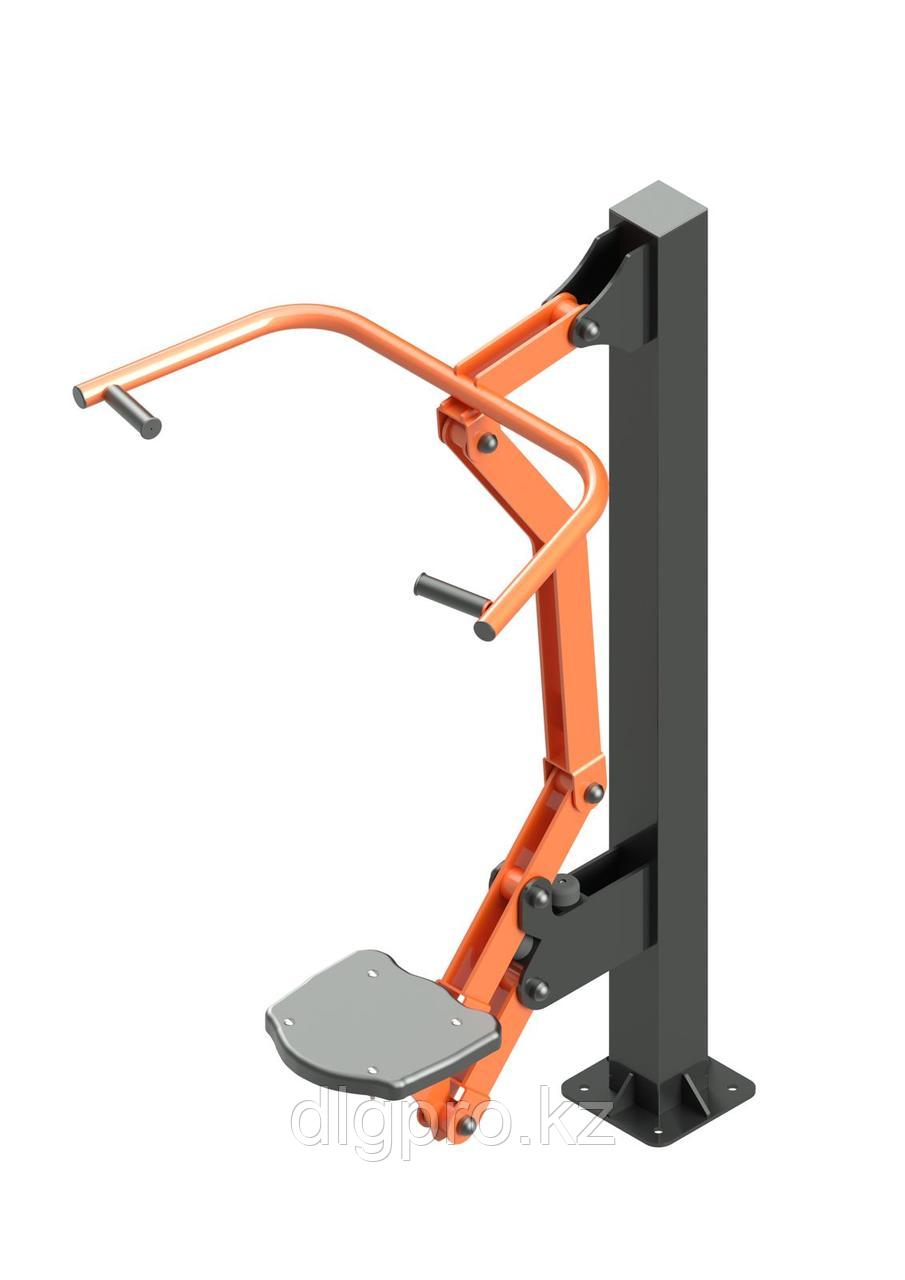 Уличный тренажер тяга сверху