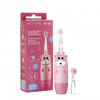 Детская электрическая звуковая зубная щетка RL025, цвет розовый