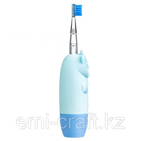 Детская электрическая звуковая зубная щетка RL025, цвет голубой - фото 2 - id-p110883830
