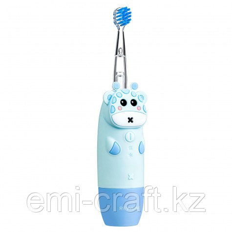 Детская электрическая звуковая зубная щетка RL025, цвет голубой - фото 6 - id-p110883830