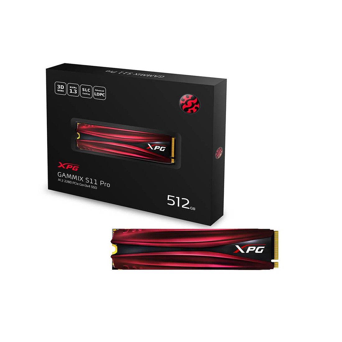 Твердотельный накопитель SSD XPG GAMMIX S11 Pro 512 ГБ M.2 - фото 3 - id-p111876932