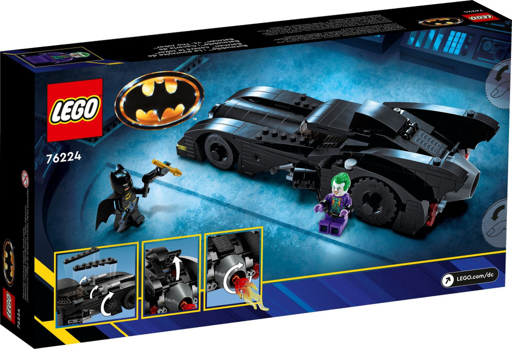 Lego 76224 Супер Герои Бэтмобиль: Бэтмен против Джокера Чейза - фото 3 - id-p111877042