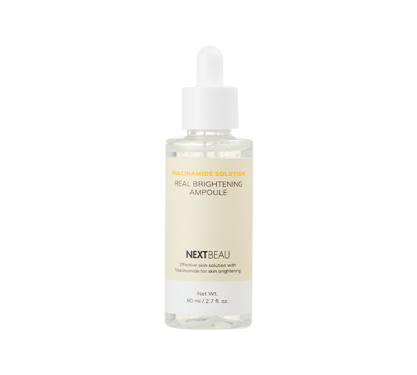 Сыворотка осветляющая для лица с Ниацинамидом NEXTBEAU NIACINAMIDE SOLUTION Real Brightening Ampoule 80 мл, фото 1