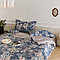 Комплект полуторного постельного белья из тенселя с цветочным принтом, фото 4