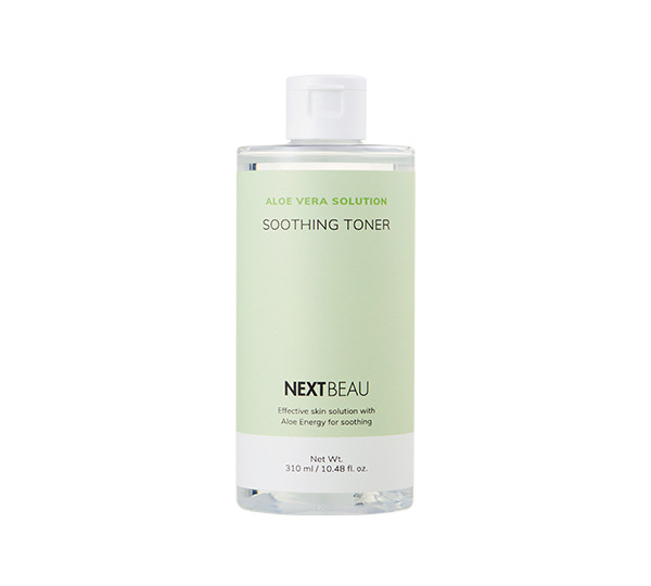 Тонер для лица разглаживающий с Алоэ Вера NEXTBEAU ALOE VERA SOLUTION Soothing Toner 310 мл