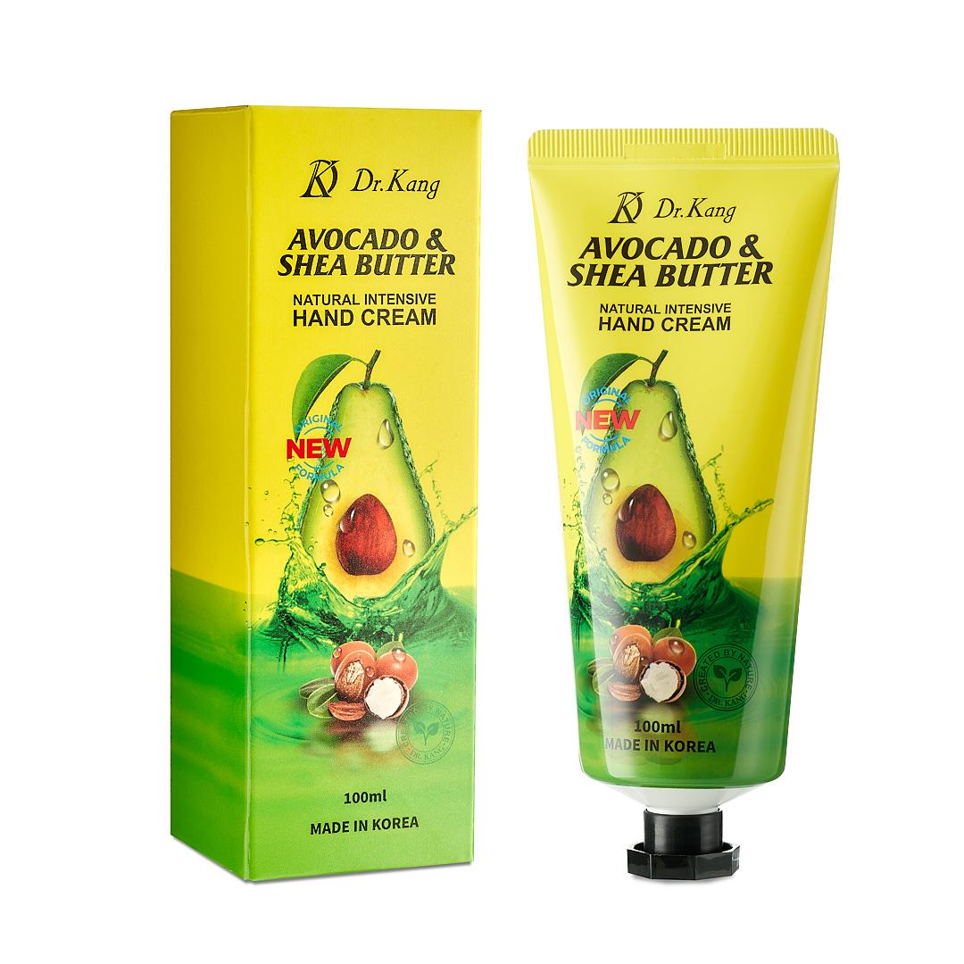 Крем для рук с Авокадо и Маслом Ши DR KANG Avocado & Shea Butter Natural Intensive Hand Cream 100 мл., фото 1