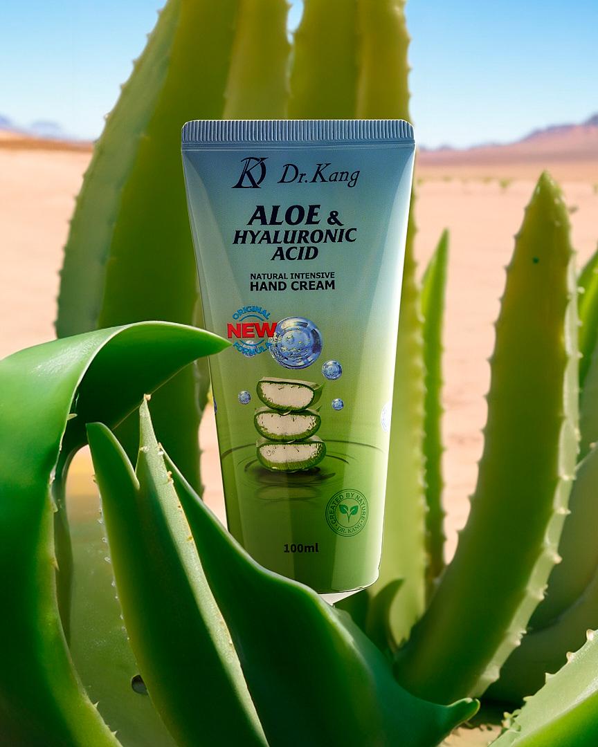 Крем для рук с Алоэ и Гиалуроновой кислотой Dr.Kang Aloe & Hyaluronic Acid Hand Cream 100 мл. - фото 3 - id-p79552193