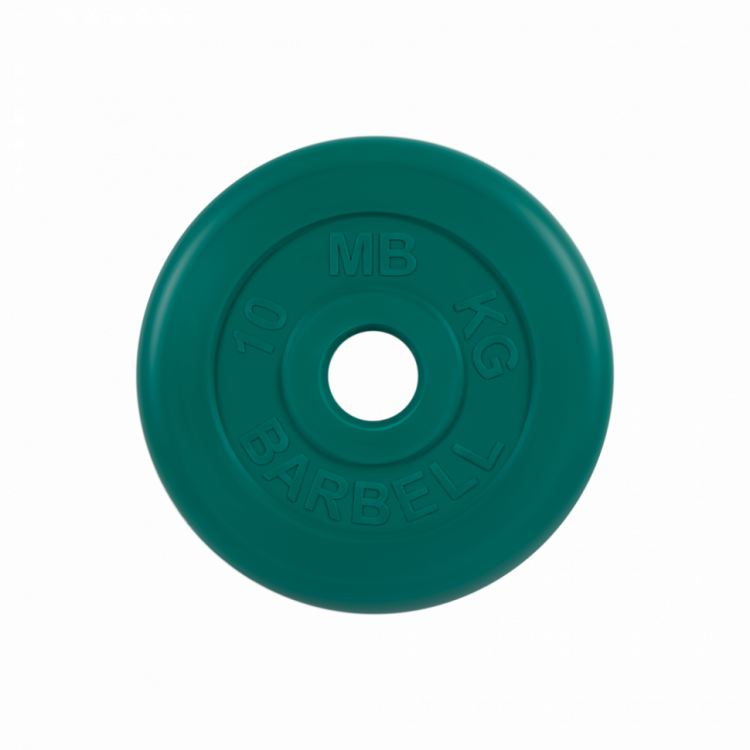 Диски обрезиненные MB Barbell d51 мм (5 кг - красный) - фото 4 - id-p98290401