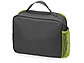 Изотермическая сумка-холодильник Breeze для ланч-бокса, серый/зел яблоко, фото 3