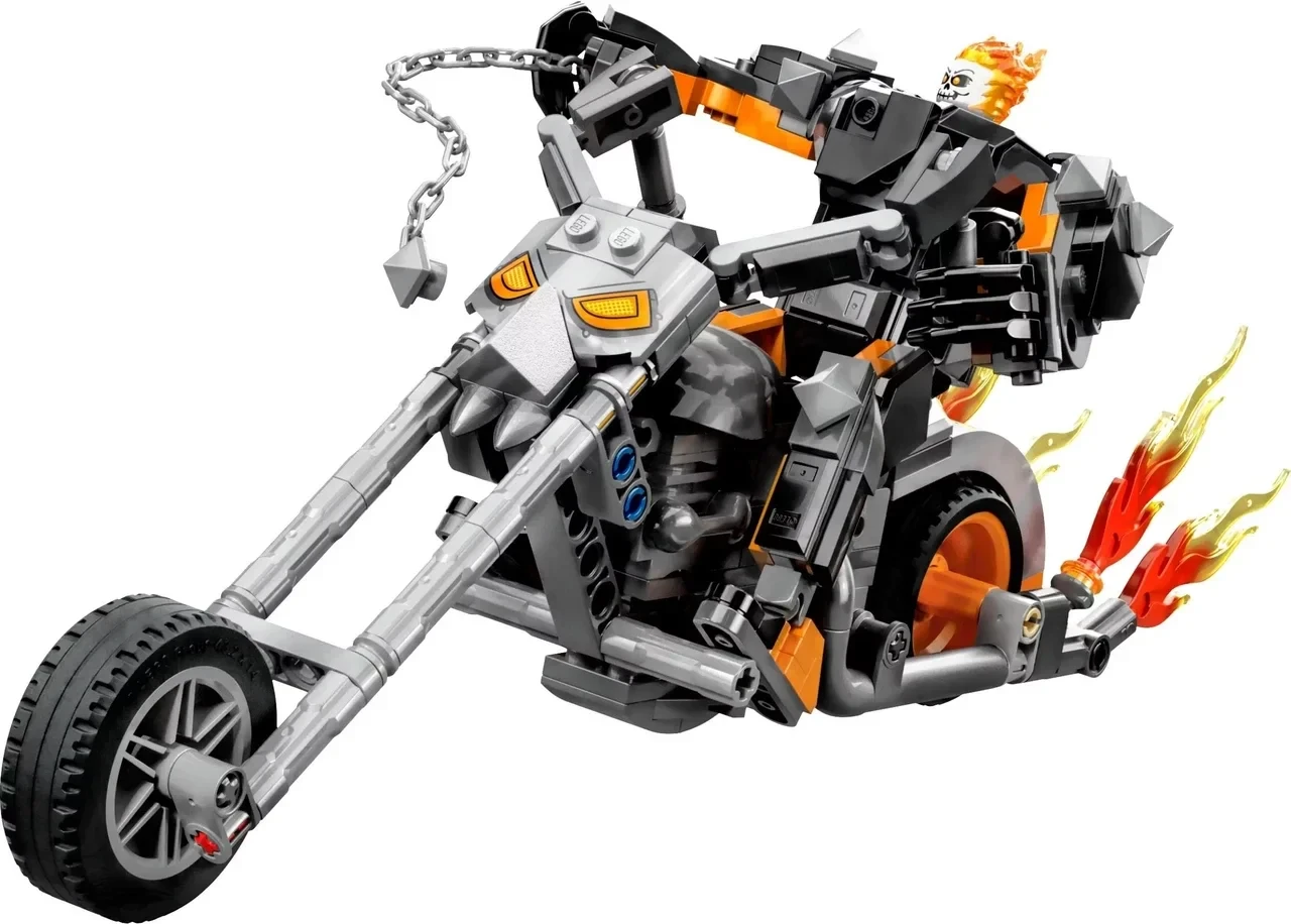 Lego 76245 Супер Герои Призрачный гонщик с роботом и мотоциклом - фото 1 - id-p111881268