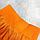 Юбка детская волан оранжевая 30-36 размер, фото 2