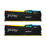 Комплект модулей памяти Kingston FURY Beast KF548C38BBAK2-16 DDR5 16GB (Kit 2x8GB) 4800MHz, фото 2